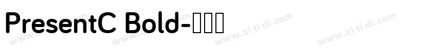 PresentC Bold字体转换